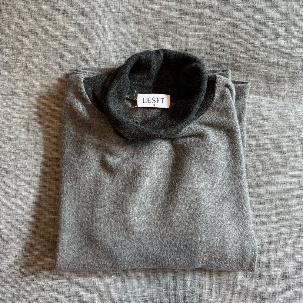 LESET Lauren Long Sleeve Turtleneck